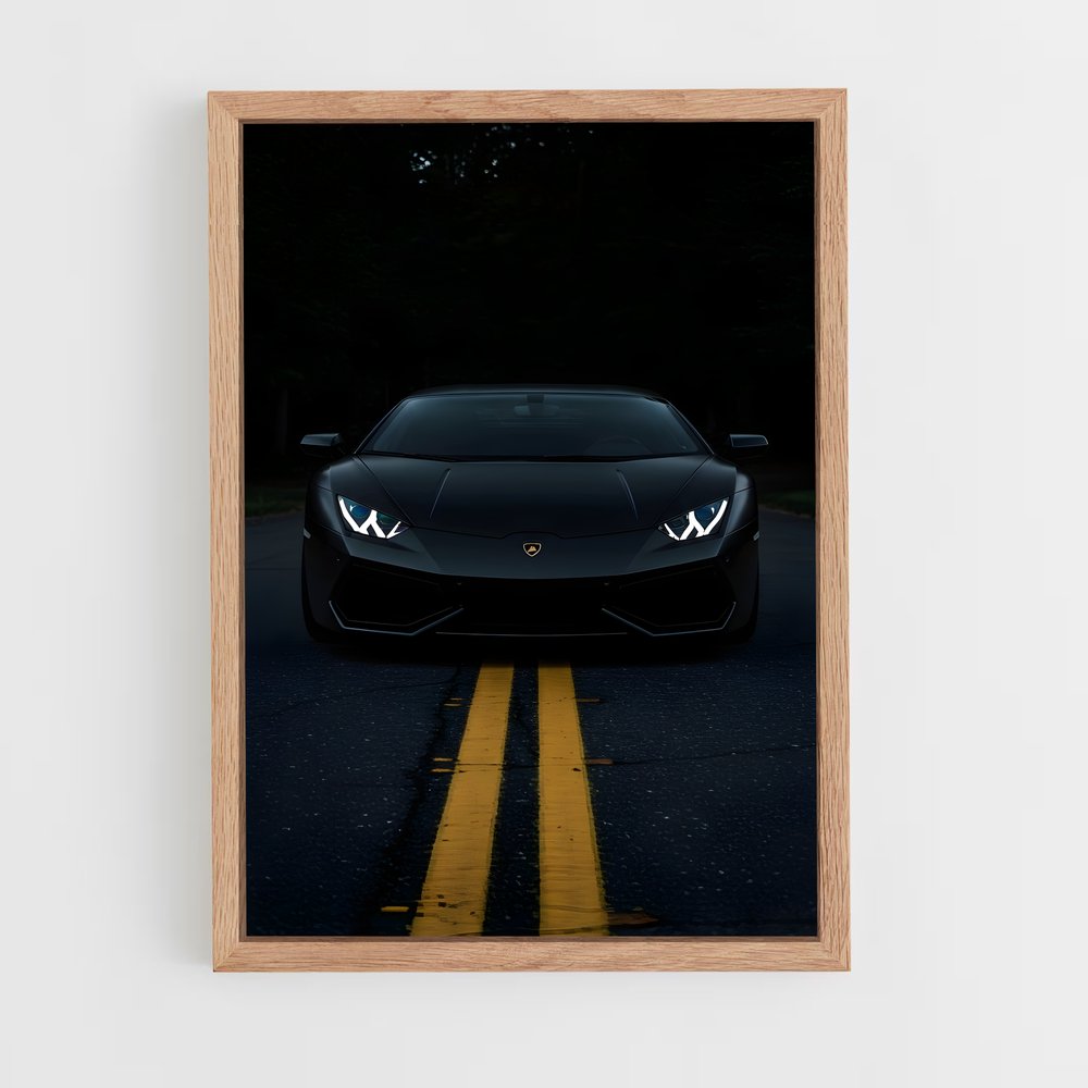Poster Huracan evo supercar – affiche Lamborghini (vue 4)